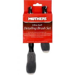 Mothers Ultra Soft Detailing Brush Set Scratch Free Bristles