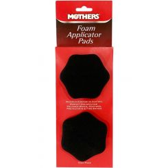 Mothers Soft Foam Applicator Pads Hex Shape Handle Twin Pack