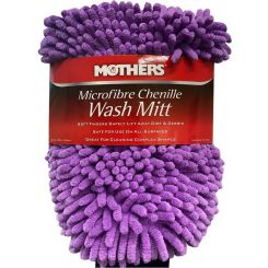 Mothers Microfibre Chenille Wash Mitt Safe For All Surfaces