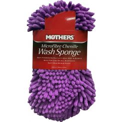 Mothers Microfibre Chenille Wash Sponge Soft Fingers Safely Lift Away Dirt