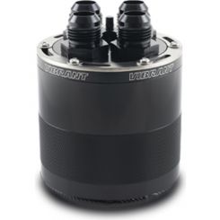 Vibrant 4-Port Lid Catch Can with Internal Baffle Assembly Small