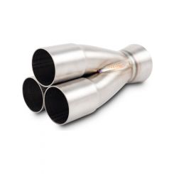 Vibrant Stainless Steel 3-1 Merge Collector 1.625" Inlet ID 2.5" Merge OD