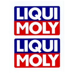LIQUI MOLY Sticker LM Logo 7.5x4.9 cm pack of 2