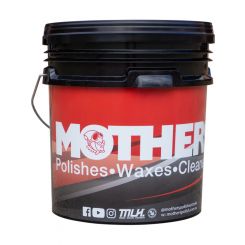 Mothers Heavy Duty Bucket with Lid 15.15L Black