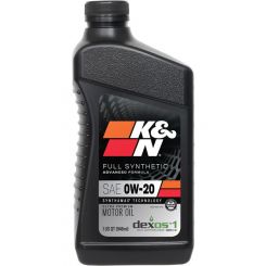 K&N Full Synthetic Motor Oil 0W-20 1 Quart 946ml
