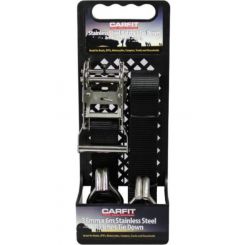 Carfit Heavy Duty Stainless Steel Ratchet Tie Down 38mm x 6.0m