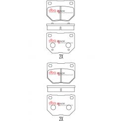 DBA Race Performance Brake Pads