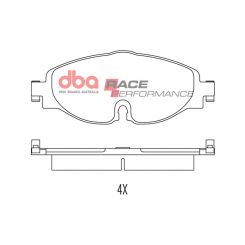 DBA Race Performance Brake Pads