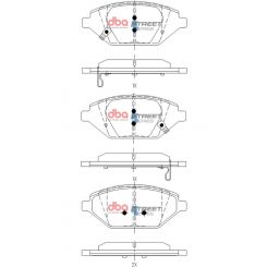 DBA Street Series Brake Pads