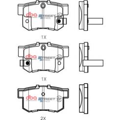 DBA Street Series EV Electric Hybrid Brake Pads