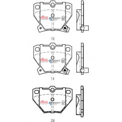 DBA Street Series EV Electric Hybrid Brake Pads