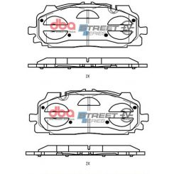 DBA Street Series EV Electric Hybrid Brake Pads