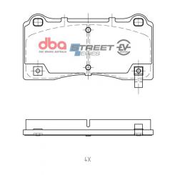 DBA Street Series EV Electric Hybrid Brake Pads