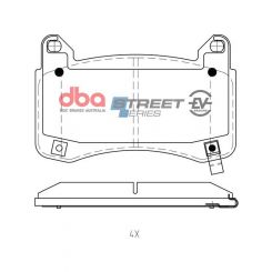 DBA Street Series EV Electric Hybrid Brake Pads