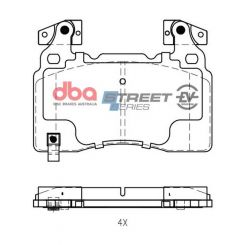DBA Street Series EV Electric Hybrid Brake Pads