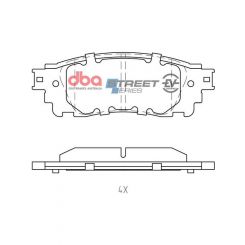 DBA Street Series EV Electric Hybrid Brake Pads