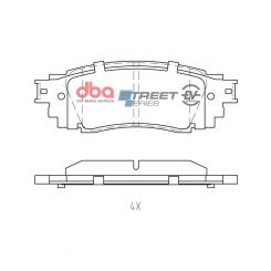 DBA Street Series EV Electric Hybrid Brake Pads