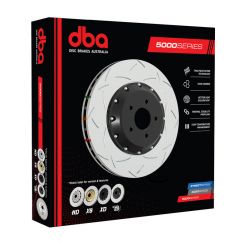 DBA 5000 T3 Slotted Disc Brake Rotor (Single) Silver 370mm