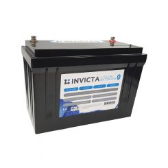 Invicta Lithium 12V 125Ah Battery Terminal M8 w/ Bluetooth