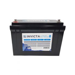 Invicta Lithium 24V 50Ah Battery Terminal M8 w/ Bluetooth