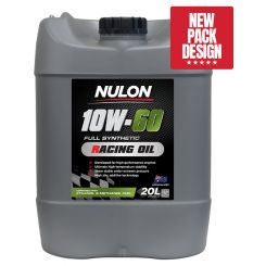 Nulon Full Synthetic 10W-60 Racing Engine Oil 20L