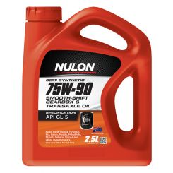 Nulon Semi Synthetic 75W-90 Manual Gearbox and Transaxle Oil 2.5L