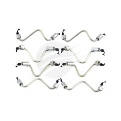 AFIGQ High Pressure Line Kit For 1VD V8 8Pcs No Pump To Rail Line