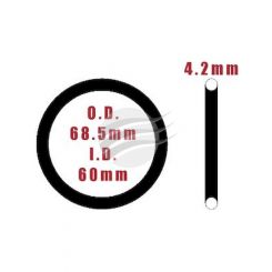 Aunger Ring Gasket For Honda ID 60.2mm, Od 68.5mm Mild Stl