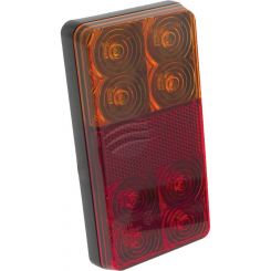 Hulk 4X4 Led Stop/Tail Lamp 12V With Reflector 150 x 80 x 24mm