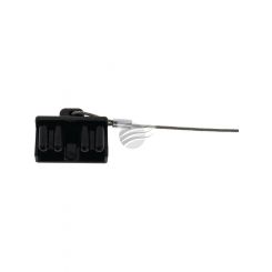 Hulk 4X4 Black Plastic Cover For 50Amp Connector w/ Cable Pack of 1