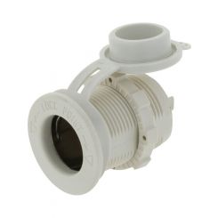 Hulk 4X4 Accessory Power Socket White 12/24V 20A @12V Non Led