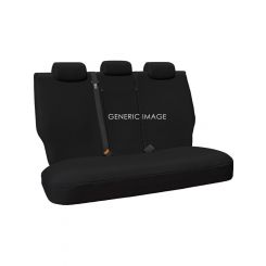 Hulk 4X4 Canvas Seat Covers For Triton Mq 2015-On Black Rears