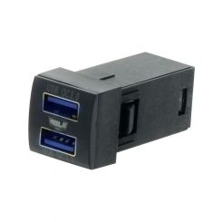 Hulk 4X4 Dual Usb Socket Qc3 Oe Rpl For New For Toyota Square Blue Led