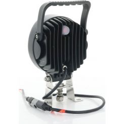 Ignite Led Round Worklamp Flood Beam With Handle & Switch 9-36V 54W