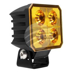 Ignite Amber Square Worklamp Flood Beam 60 Deg 9-36V 40W 2,660Lmn
