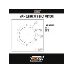 MPI Steering Wheel Flat Weatherproof 2-Button
