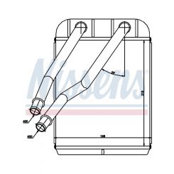 Nissens Heater Assembly For Audi Q7 Porsche 955 VW Touareg 7L6 Amarok