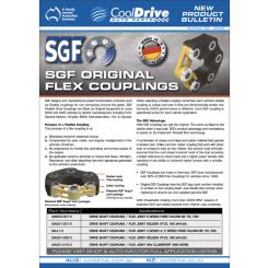SGF Drive Shaft Coupling Flex Joint For Ford Falcon BF FG FGX 4 5 Spd