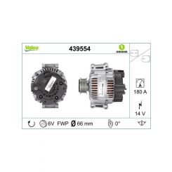 Valeo Alternator 14V 180A Audi A4 A6 2.7L 2.8L 3.0L Tfsi 08- Plug Com
