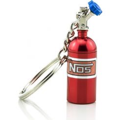 NOS Nitrogen Gas Bottle Keychain Red