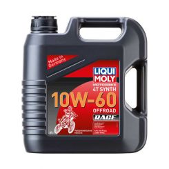 Liqui Moly Full Synthetic Motorbike 4T 10W-60 Offroad Race Motor Oil 4L