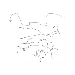 Dorman Brake Lines Hydraulic Front and Rear Stainless Steel Natural