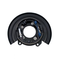 Dorman Brake Backing Plate Steel Black Shoes Inc. For Ford Rear Left