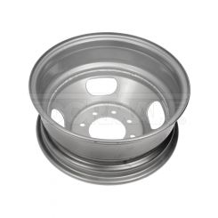 Dorman OE Replacement Wheel Dually 16 in. x 6.5 in. Steel Silver
