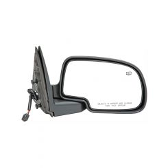 Dorman Side View Mirror ABS Plastic Black Power Driver Side