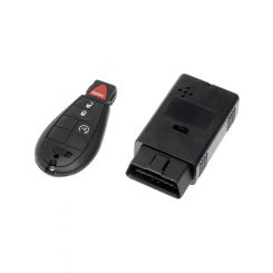 Dorman Remote Key Fob 4 Button Black For Chrysler Dodge Ram