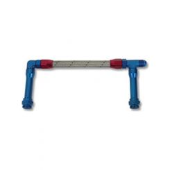 Earls Braided Stainless Fuel Line Aluminum 4150 -6 AN Inlet Kit