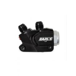 Earls Oil Cooler Adapter Right Angle -10 AN Inlet -10 AN Outlet