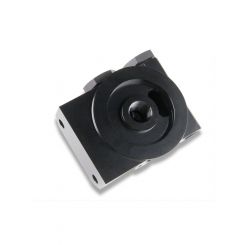 Earls Oil Filter Mount Remote Billet Aluminium Black Anodized