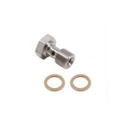 Earls Stainless Carburettor Inlet Fitting 9/16-24" Banjo Bolt